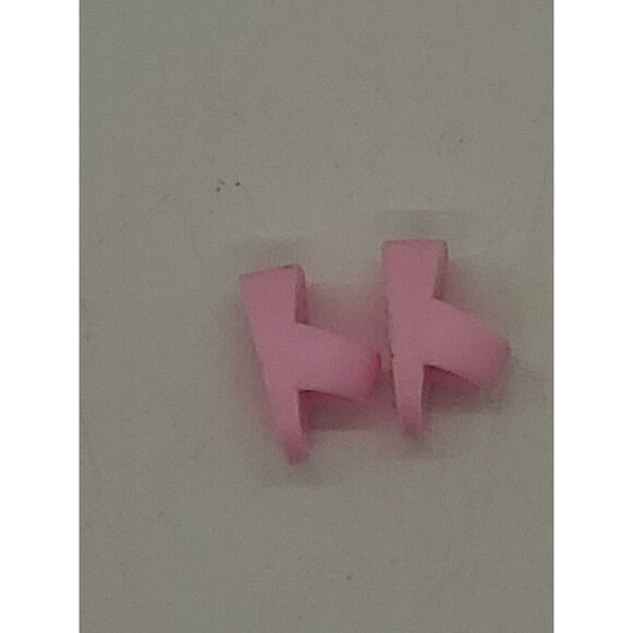 Vintage Kelly Chelsea Small Doll Slippers Pink Slides 90's Replacement Sandals - Picture 4 of 6